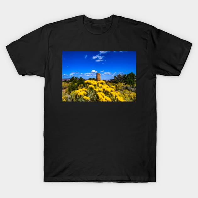 Desert View Watchtower T-Shirt by Ckauzmann